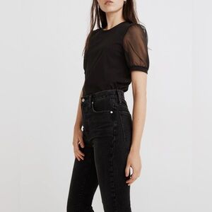 Chiffon Puff Sleeve Top